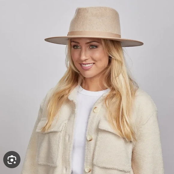American Hat Makers NWT Bondi Oatmeal Tan Fedora Size Large main image 4